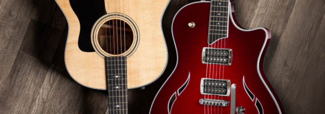 Guitarras acústicas vs eléctricas: consejos para principiantes